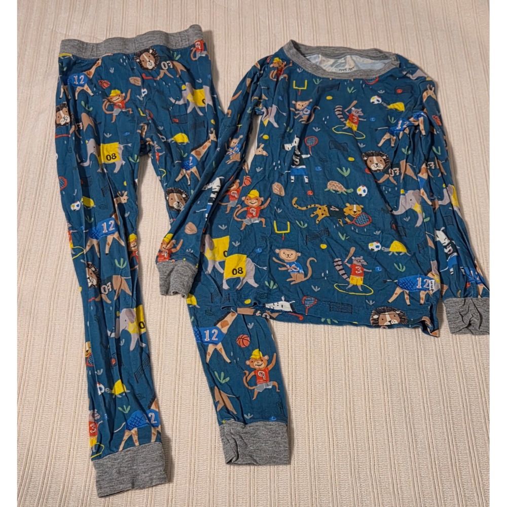 Little Sleepies Jungle Gym Bamboo Pajama 4T Set Unisex